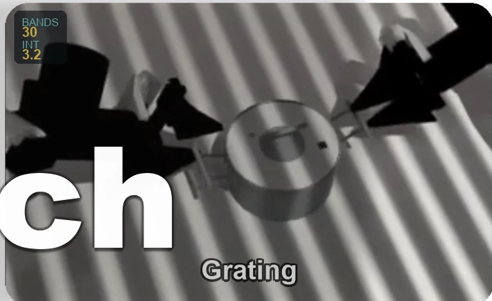 Grating lighting condition